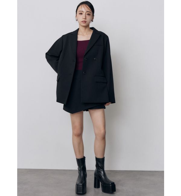 MURUA「スカートレイヤードショートパンツ【セットアップ着用可】」|スカート|