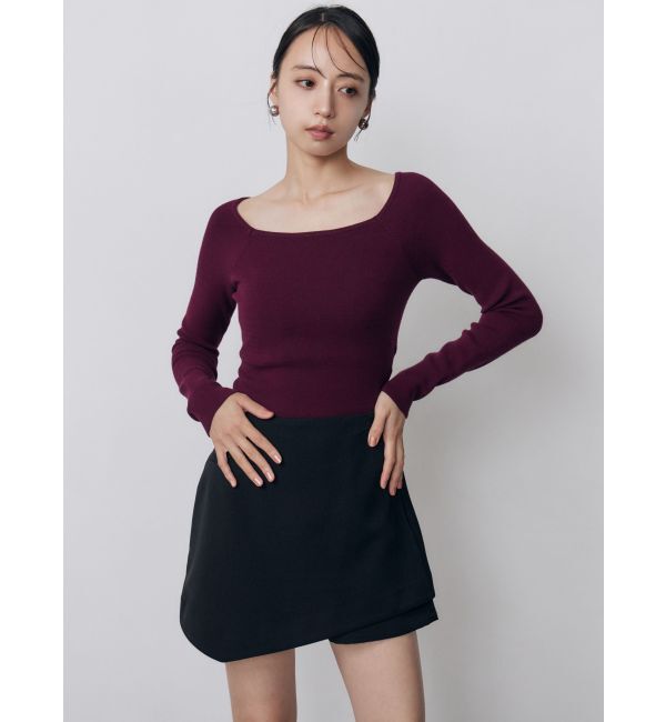 MURUA「スカートレイヤードショートパンツ【セットアップ着用可】」|スカート|