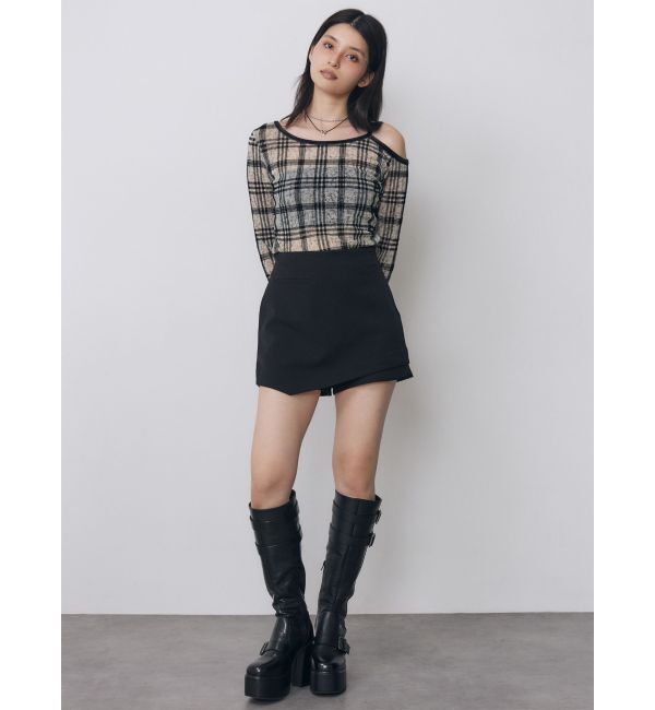 MURUA「スカートレイヤードショートパンツ【セットアップ着用可】」|スカート|