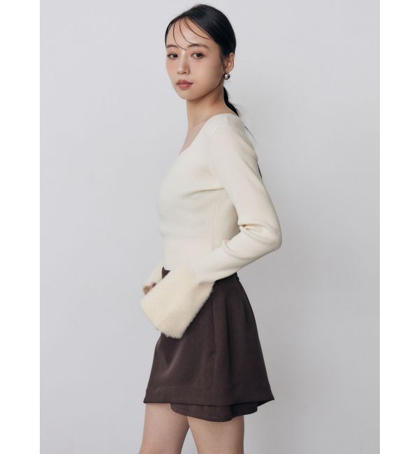 MURUA「スカートレイヤードショートパンツ【セットアップ着用可】」|スカート|