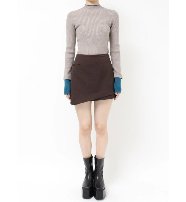 MURUA「スカートレイヤードショートパンツ【セットアップ着用可】」|スカート|