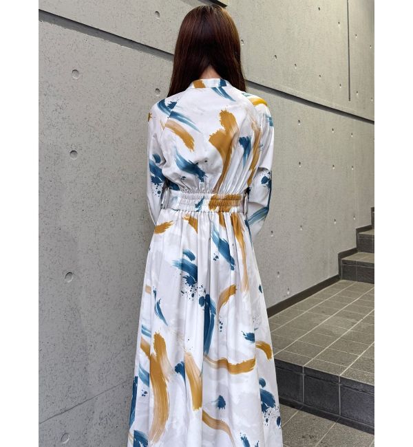 MURUA「サイドベルトタックフレアマキシワンピース」|ワンピース|