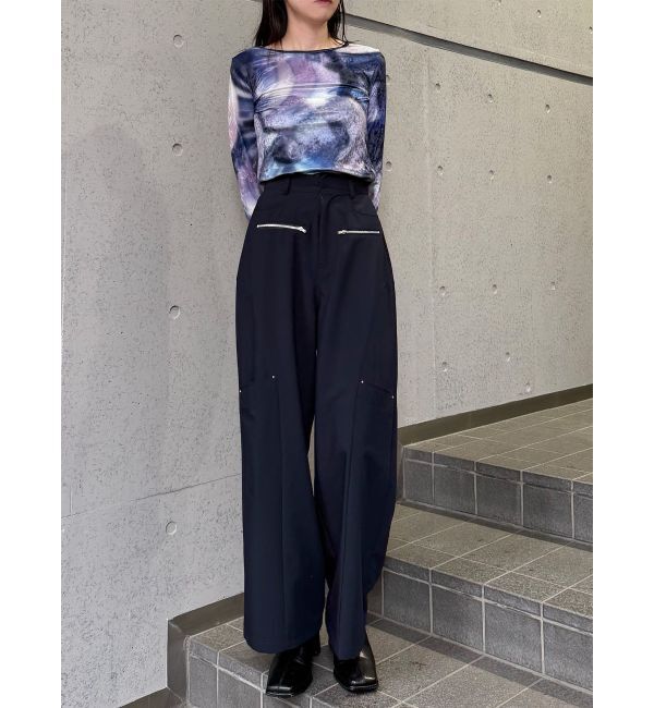 MURUA「ZIPワイドパンツ」|その他|