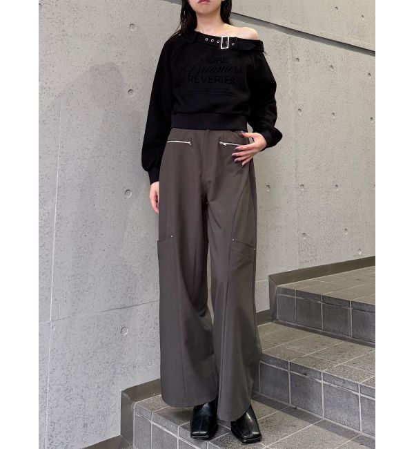 MURUA「ZIPワイドパンツ」|その他|