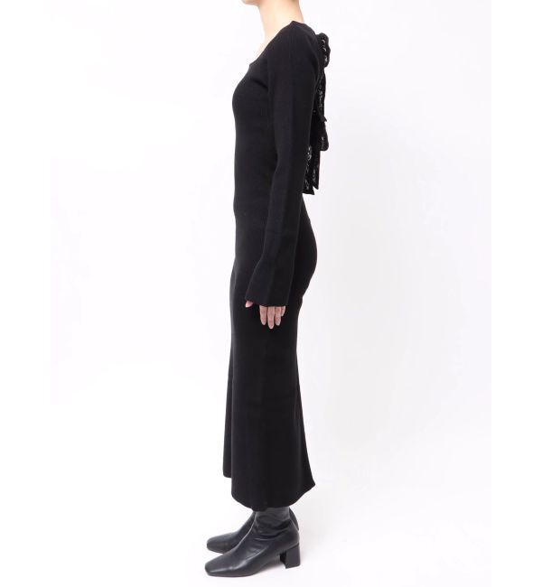 EVRIS「バックリボンロングニットワンピース」|ワンピース|