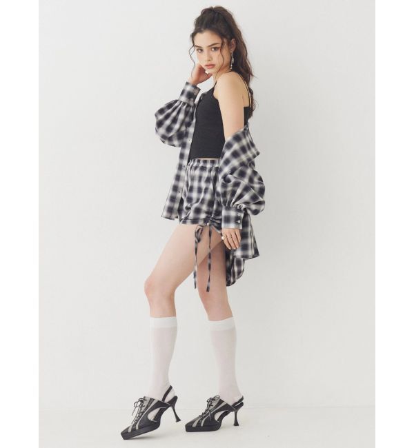 EVRIS「チェックショートパンツ【セットアップ着用可能】」|その他|