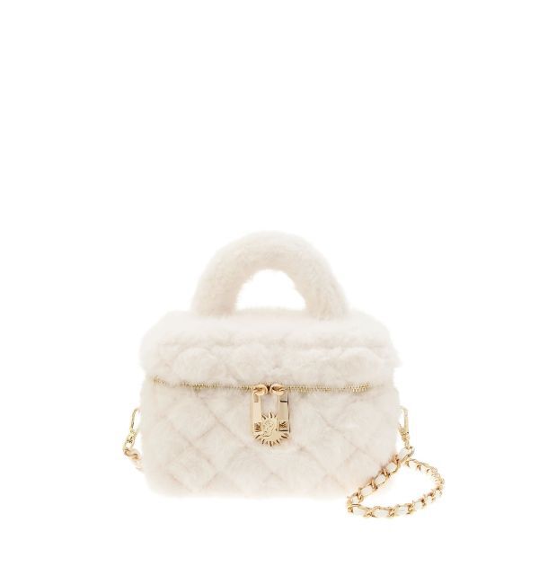 EVRIS「フェイクファーキルティングバニティ－BAG」|ショルダー・メッセンジャー|
