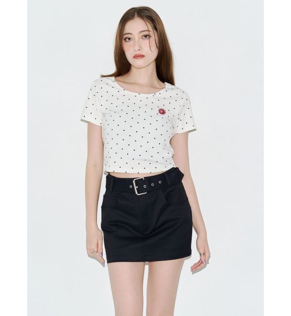 EVRIS「ドットSUNNYショートTシャツ」|Tシャツ・カットソー|