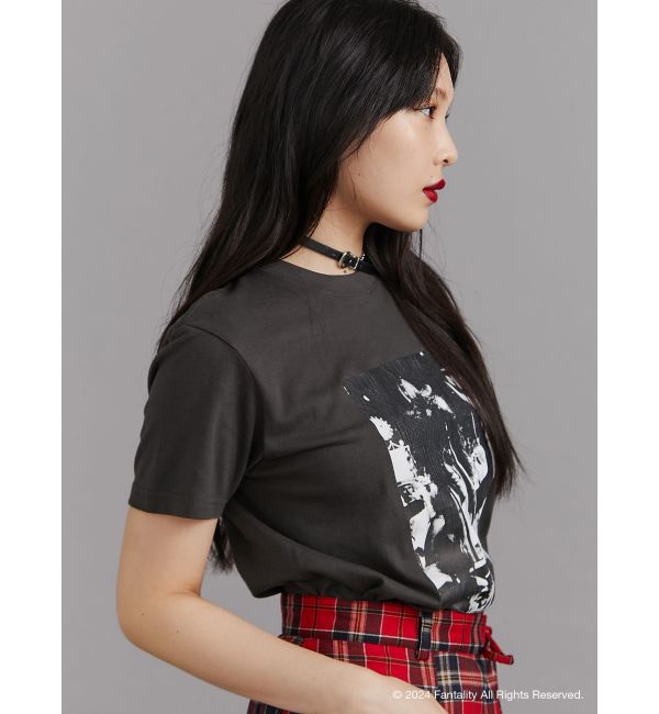 jouetie「【JANIS】Distressed photo print t-shirts【コラボ】」|Tシャツ・カットソー|