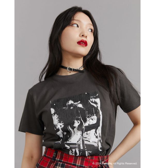 jouetie「【JANIS】Distressed photo print t-shirts【コラボ】」|Tシャツ・カットソー|