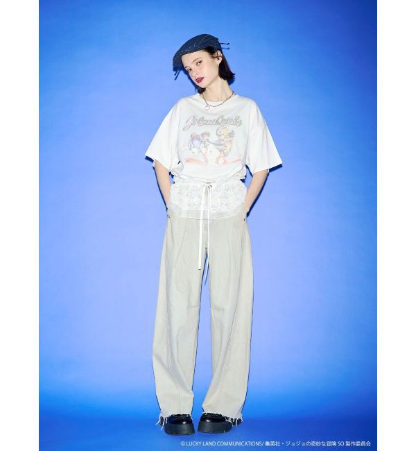 jouetie「【アニメ『ジョジョの奇妙な冒険 ストーンオーシャン』&times;jouetie】オーバーTシャツ」|Tシャツ・カットソー|