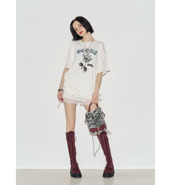 jouetie「ローズロゴルーズTシャツ」|Tシャツ・カットソー|