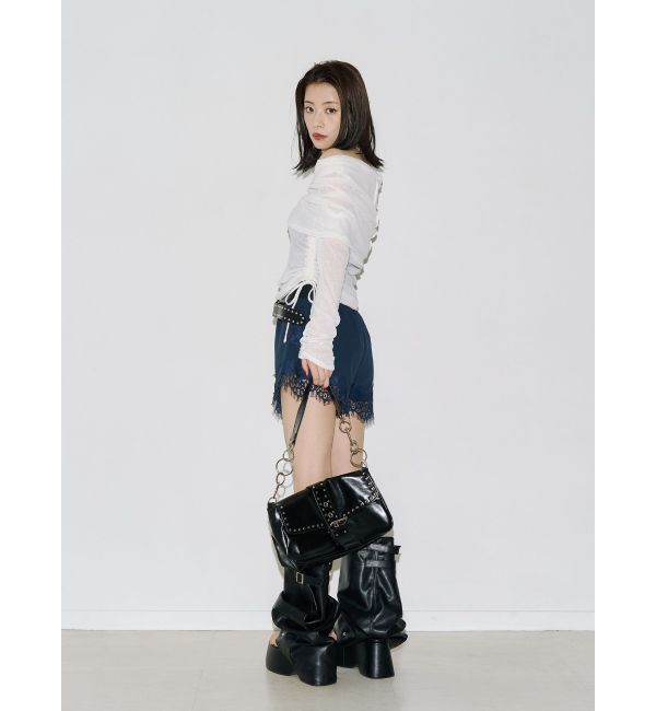 jouetie「レースドッキングカットショートパンツ」|その他|