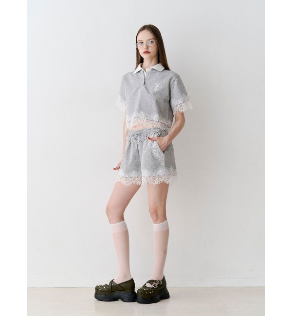 jouetie「レースドッキングカットショートパンツ」|その他|