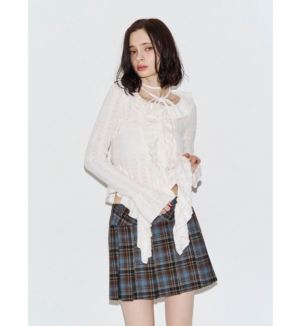 jouetie「ラッフルフリルシアーカットソー」|Tシャツ・カットソー|