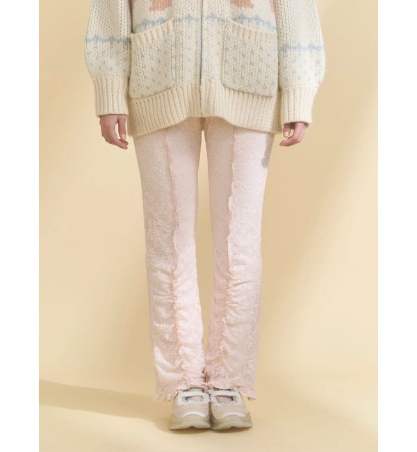 merry jenny「lace panel pants」|その他|ピンク