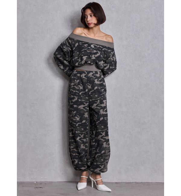 GYDA「GYDA bijou Gcamouflage ジョガーパンツ」|その他|