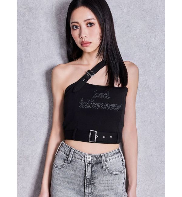 GYDA「slanted beltトップス」|キャミソール|
