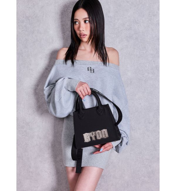 GYDA「GYDA bijouプレートBAG」|ハンドバッグ|