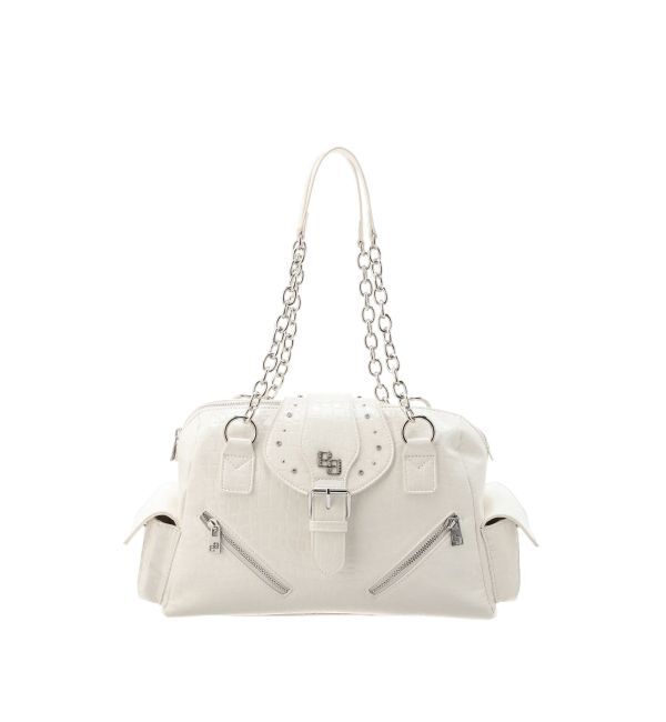 GYDA「GG bijouエナメルクロコ ボストンBAG」|ボストンバッグ|