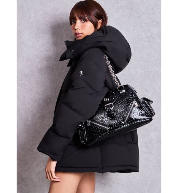 GYDA「GG bijouエナメルクロコ ボストンBAG」|ボストンバッグ|
