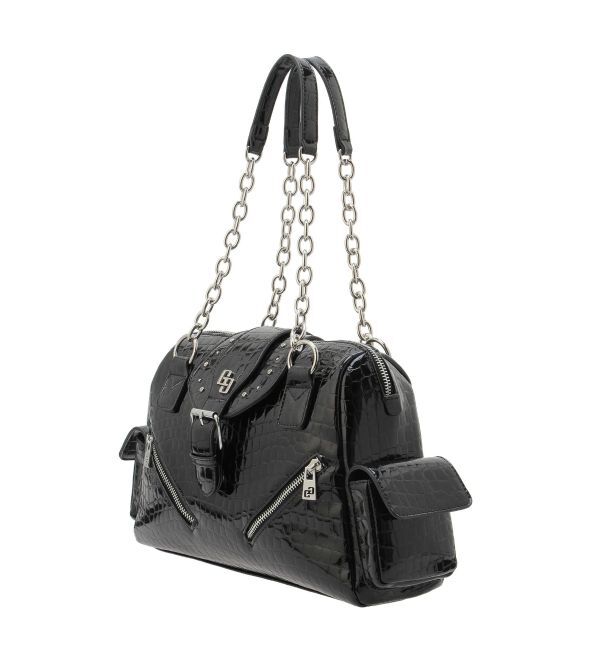 GYDA「GG bijouエナメルクロコ ボストンBAG」|ボストンバッグ|