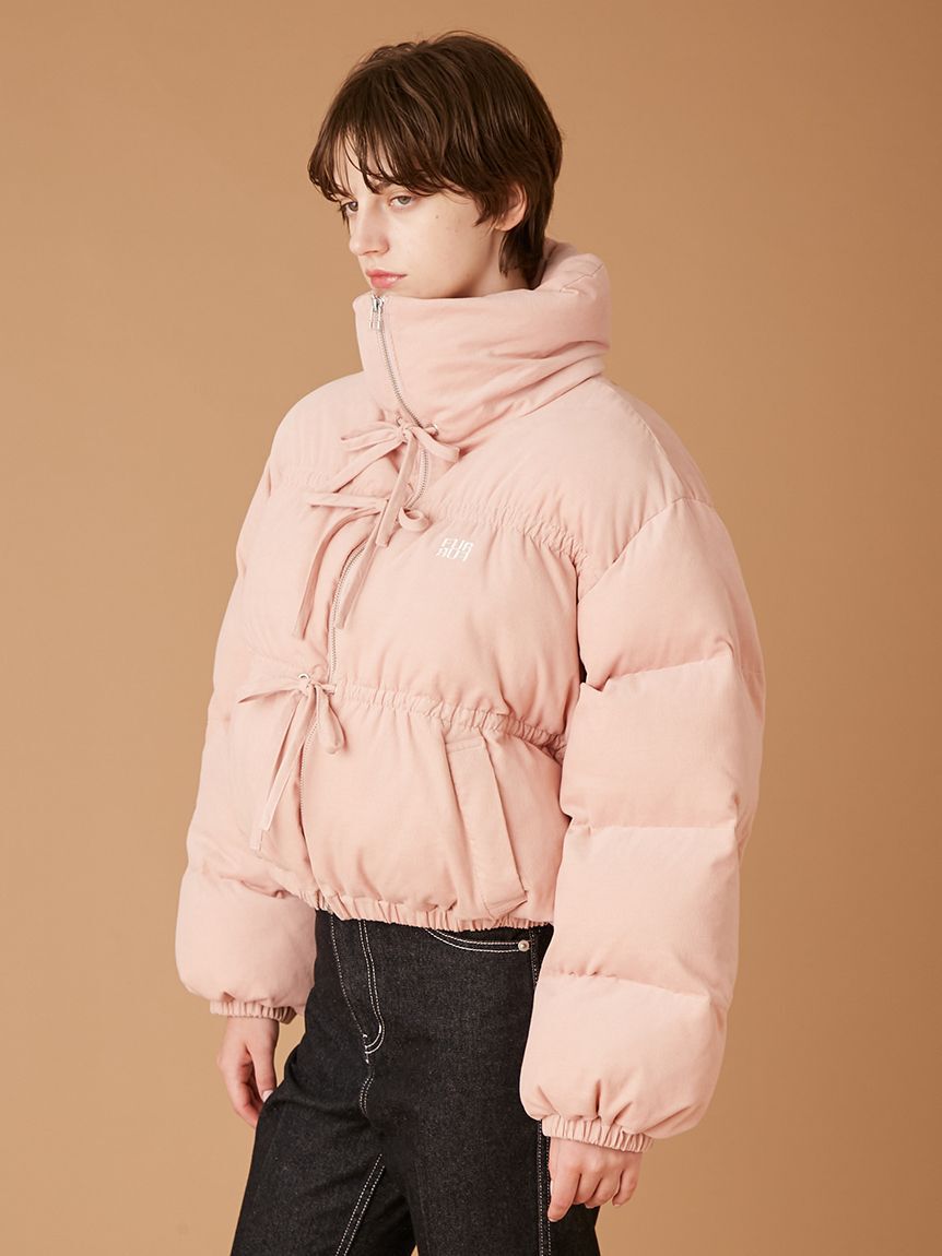 FURFUR「コーデュロイリボンショートパディングジャケット」|ダウン|
