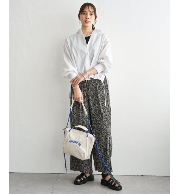 ikka「【雑誌InRed4月号掲載】ドロストロングテールシャツ【親子コーデ】」|シャツ・ブラウス|