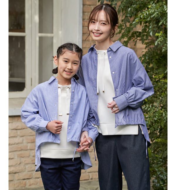 ikka「【雑誌InRed4月号掲載】ドロストロングテールシャツ【親子コーデ】」|シャツ・ブラウス|