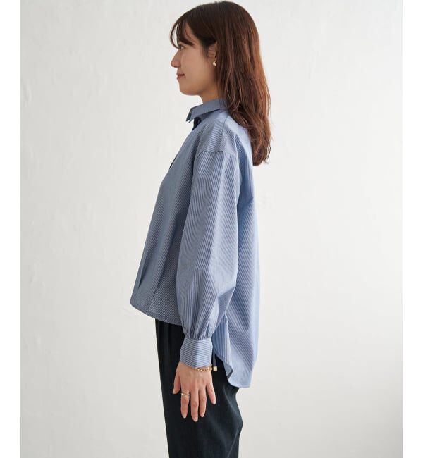 ikka「【雑誌InRed4月号掲載】ドロストロングテールシャツ【親子コーデ】」|シャツ・ブラウス|