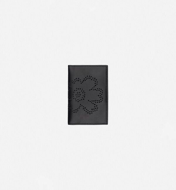 Marimekko「Imprint Fold Wallet Unikko」|その他|ブラック
