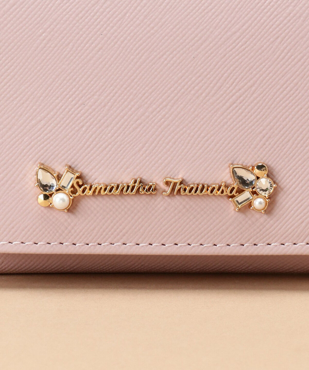 Samantha Thavasa「ラメレザービジュー ミニ財布」|財布|