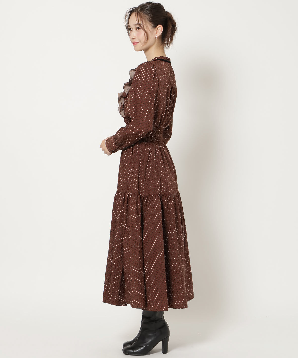 WILLSELECTION「ラッフルフリルティアードワンピース」|ワンピース|
