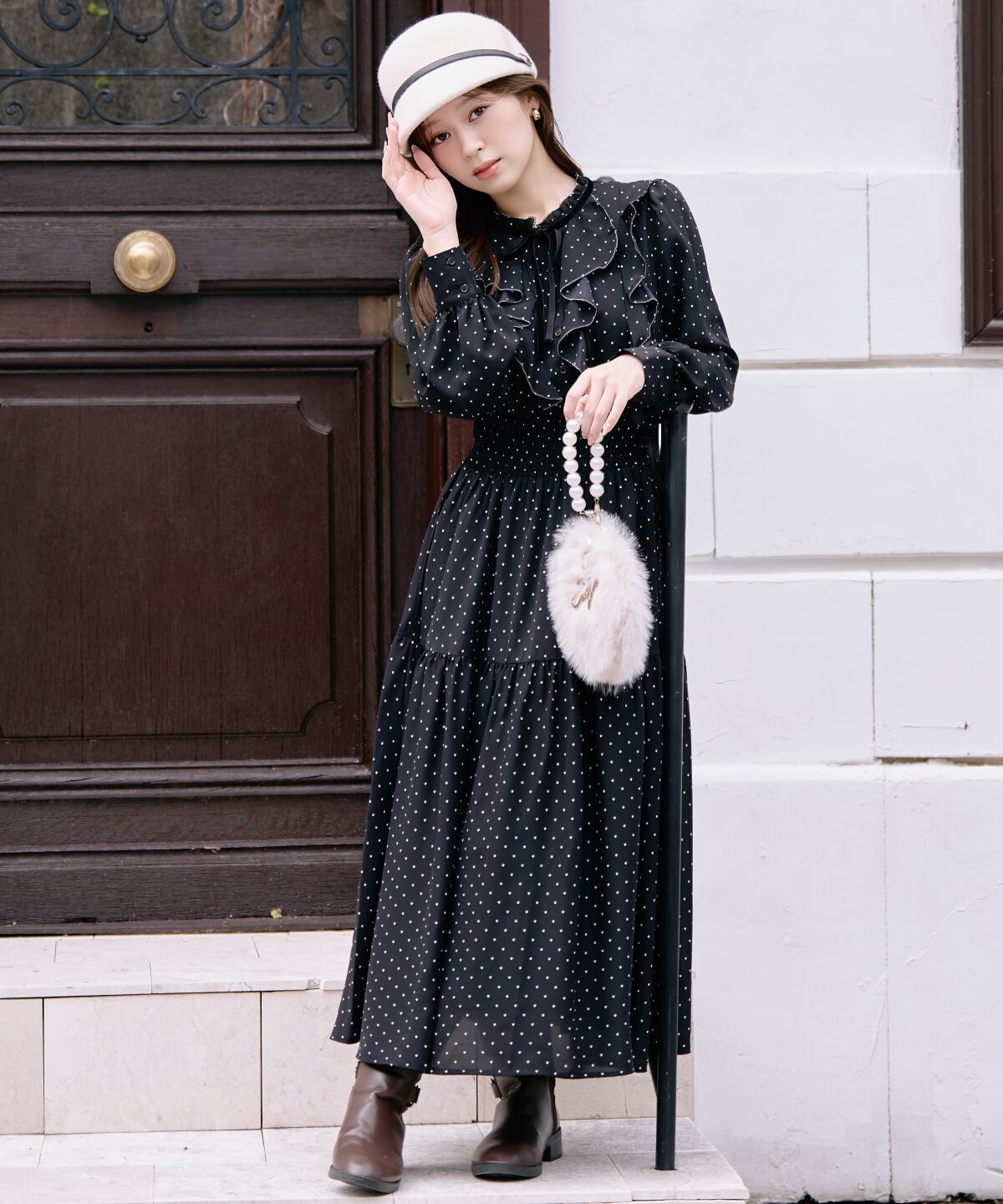 WILLSELECTION「ラッフルフリルティアードワンピース」|ワンピース|