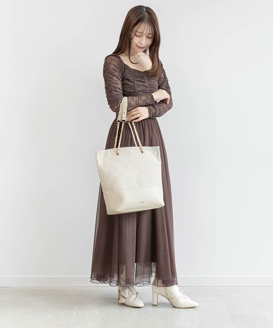  「ワイドツイストリボンショートブーツ」|ショートブーツ|