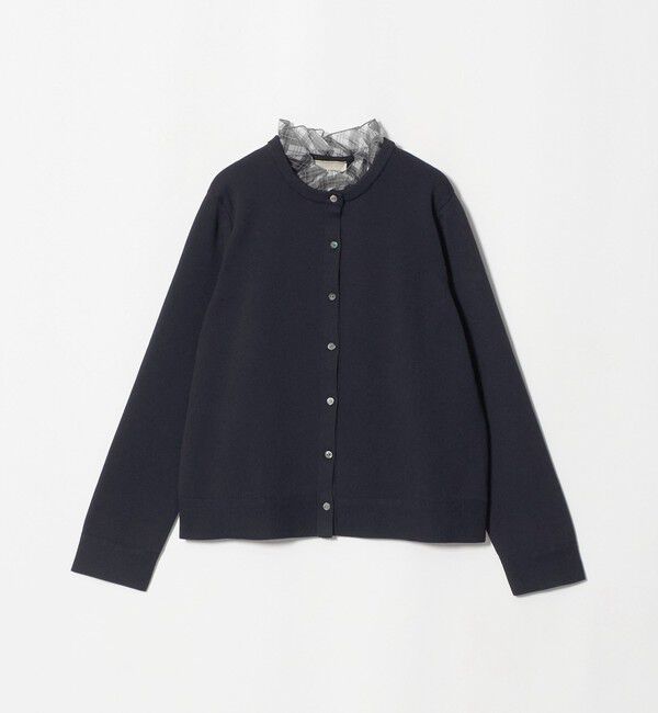 UNITED ARROWS「オーガンジー フリル マルチウェイ カーディガン」|カーディガン|