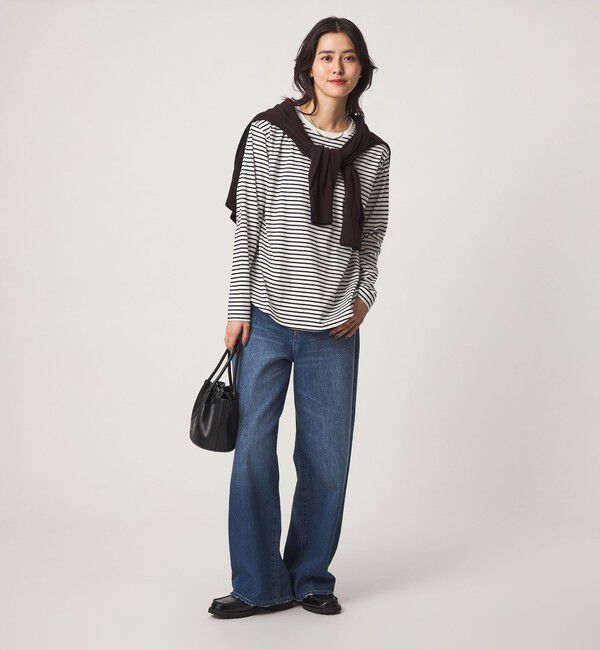 UNITED ARROWS green label relaxing「ラウンドヘム スムース ロングスリーブ プルオーバー カットソー」|Tシャツ・カットソー|