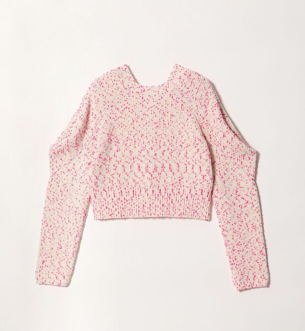 EMMEL REFINES「＜EMMEL REFINES＞EM タックインスリーブ 2WAY ニット」|ニット・セーター|PINK