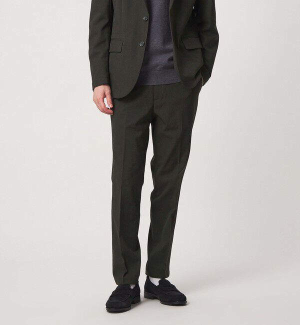 UNITED ARROWS green label relaxing「【WEB限定】JUST fit ウールライク ナロー セットアップ ジャケット＆パンツ -ストレッチ-」|スーツ|