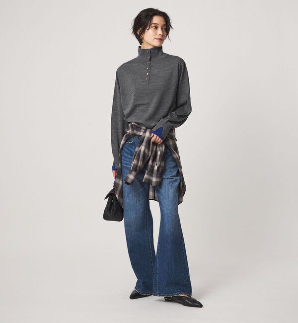 UNITED ARROWS green label relaxing「エブリニット 2WAY タートルネック ウォッシャブル」|ニット・セーター|