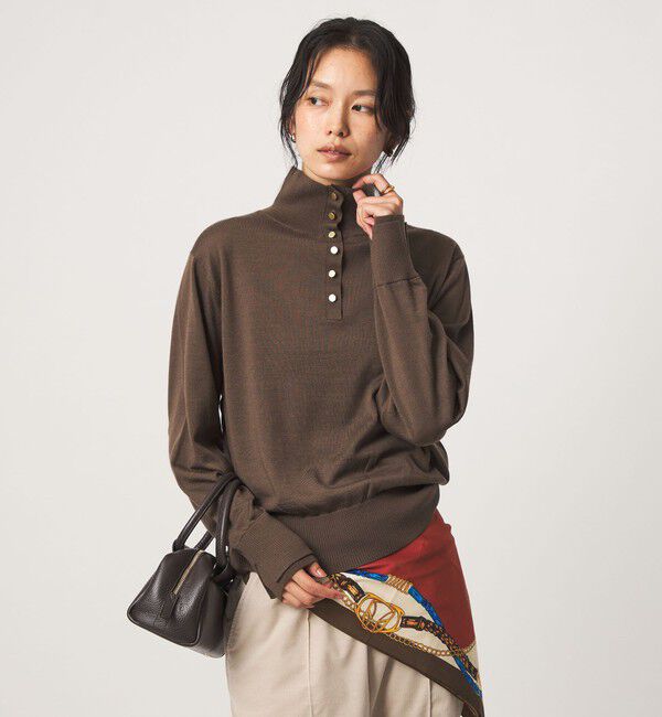 UNITED ARROWS green label relaxing「エブリニット 2WAY タートルネック ウォッシャブル」|ニット・セーター|