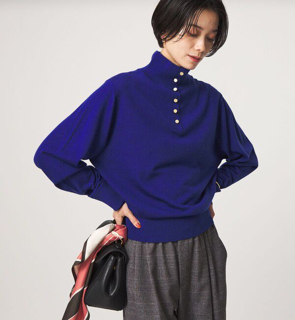 UNITED ARROWS green label relaxing「エブリニット 2WAY タートルネック ウォッシャブル」|ニット・セーター|
