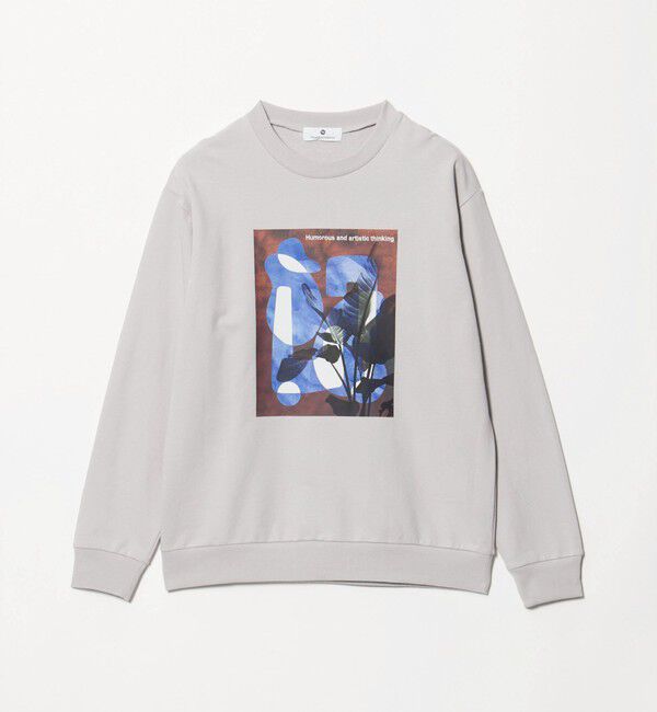UNITED ARROWS green label relaxing「＜Phospho Graphica＞フレンチ ロングスリーブ Tシャツ スウェット」|スウェット・ジャージ|LT.GRAY