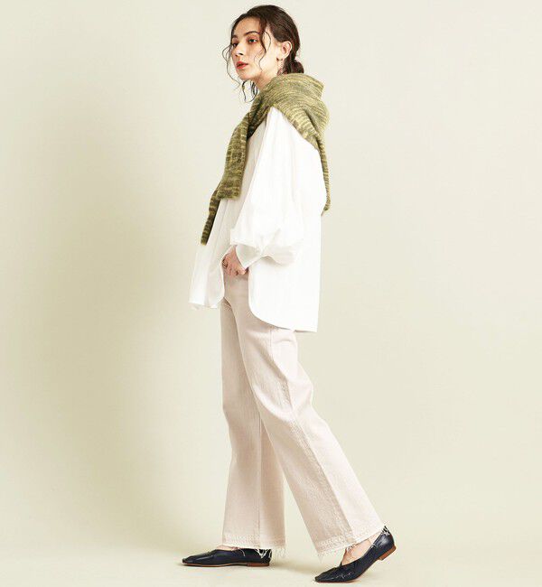 BEAUTY&YOUTH UNITED ARROWS「Vカットステッチ フラットシューズ」|バレエシューズ|