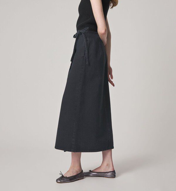 STEVEN ALAN「＜Steven Alan＞コットン ラップ デニムスカート」|スカート|