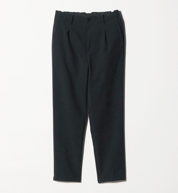 BEAUTY&YOUTH UNITED ARROWS「ブラッシュド ツイル ワンプリーツ テーパード イージーパンツ NO.5 セットアップ対応可能」|チノ|