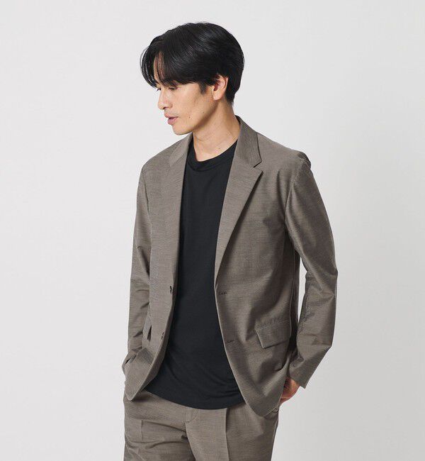 BEAUTY&YOUTH UNITED ARROWS「MIXED-WOOL 2B コンフォート ジャケット タテヨコストレッチ ウォッシャブル セットアップ対応」|テーラードジャケット|MOCA