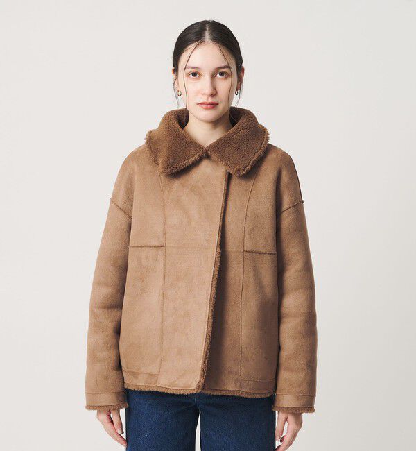 BEAUTY&YOUTH UNITED ARROWS「【WEB限定】ボア&times;フェイクムートン ループボタンジャケット 2WAY」|その他|