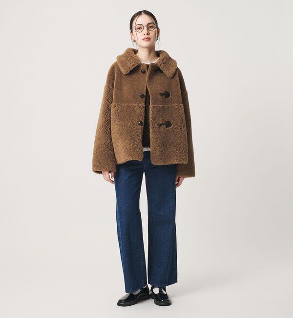 BEAUTY&YOUTH UNITED ARROWS「【WEB限定】ボア&times;フェイクムートン ループボタンジャケット 2WAY」|その他|