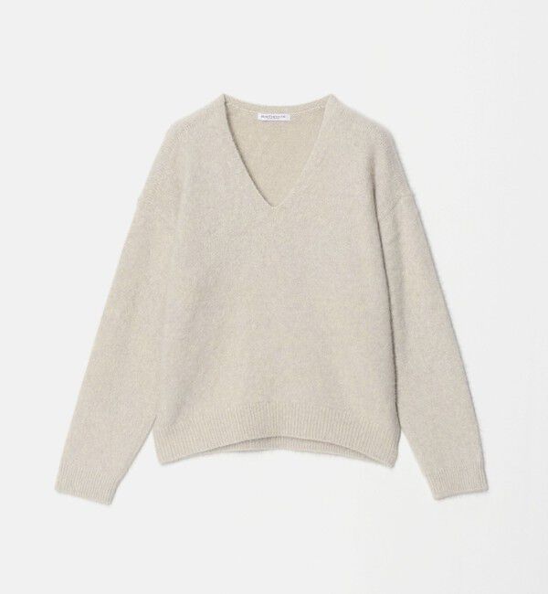 BEAUTY&YOUTH UNITED ARROWS「フォックスカシミヤブレンド Vネック ニットプルオーバー」|ニット・セーター|